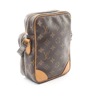 Louis Vuitton Leather Brown Monogram Canvas Shoulder Bag Amazon